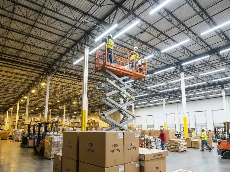 Relamping LED et éclairage industriel à Arras